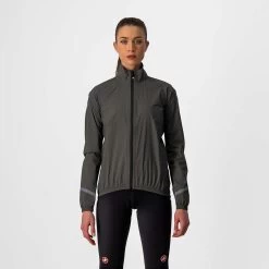 Castelli Emergency 2 Women's Rain Jacket - Light Black