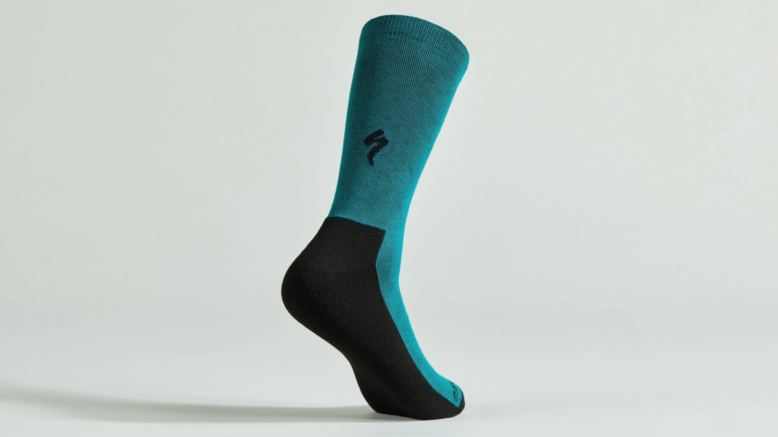 Specialized Primaloft Men's Lightweight Tall Socks - Tropical Teal - Image 3