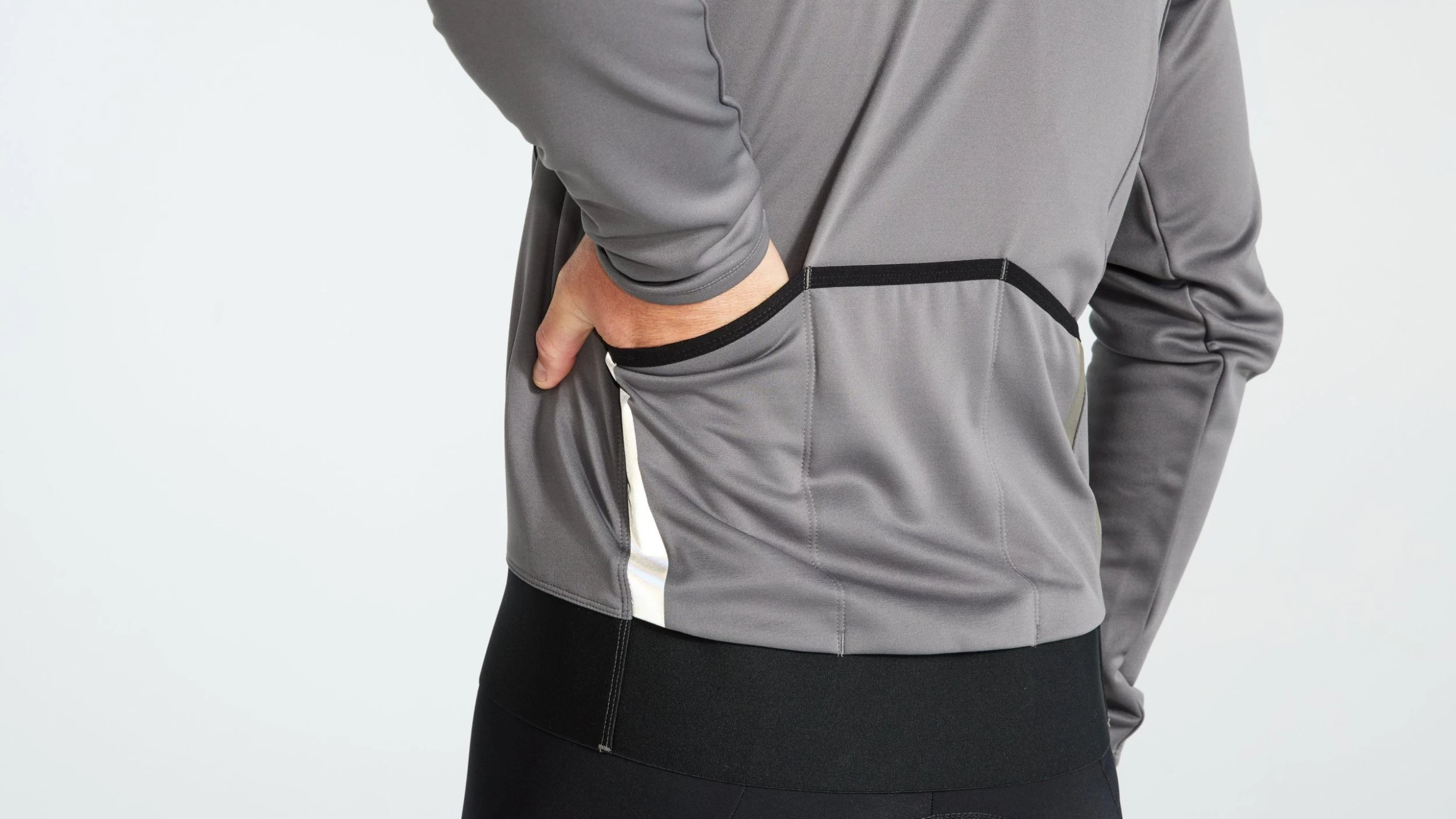 Specialized RBX Expert Long Sleeve Thermal Men's Jersey - Smoke - Image 3