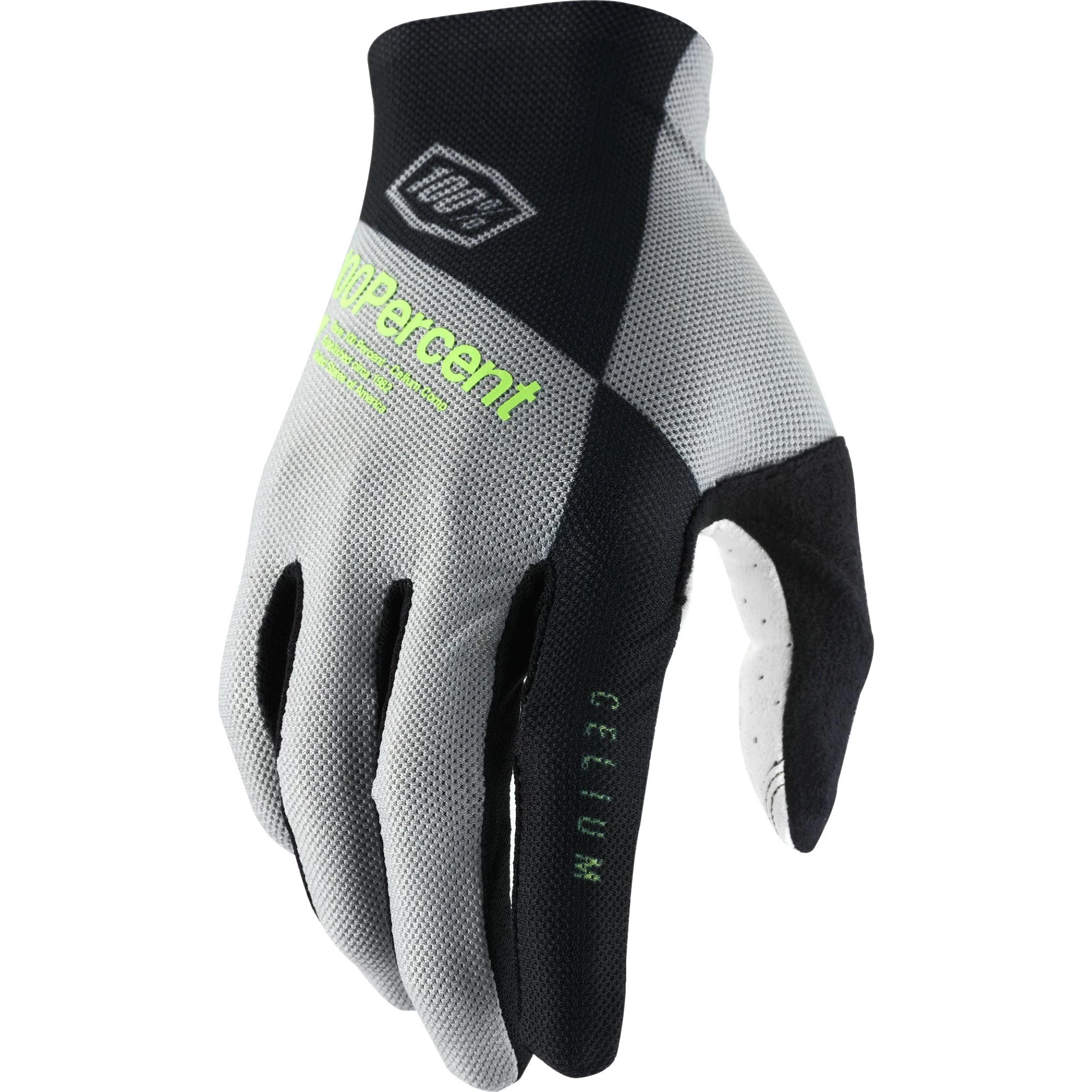 100 Percent Celium Long Finger Gloves - Fluo Yellow - Image 4