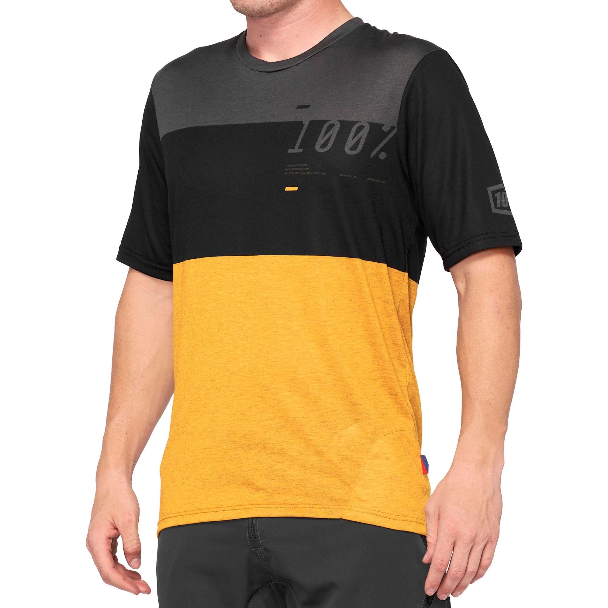 100 Percent Airmatic Short Sleeve Jersey - Brick/Red - Image 3