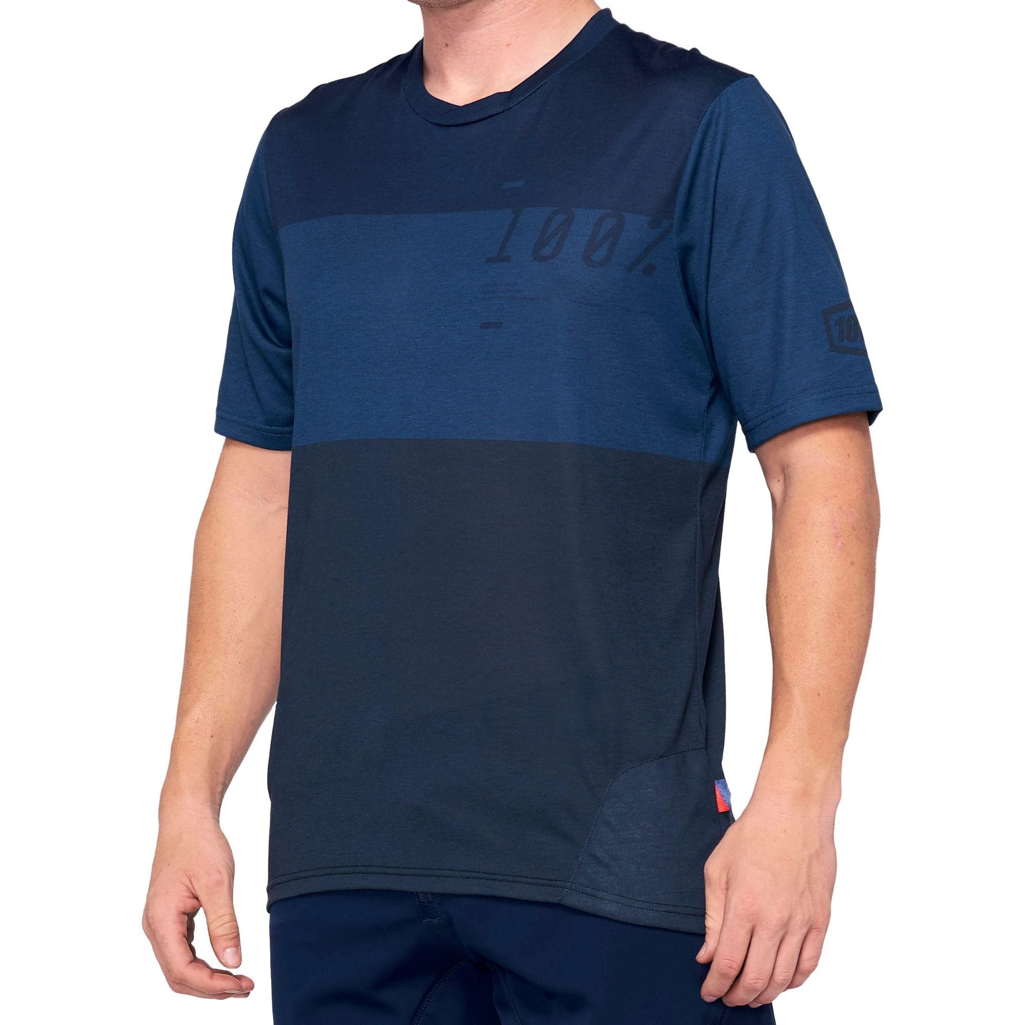 100 Percent Airmatic Short Sleeve Jersey - Brick/Red - Image 2