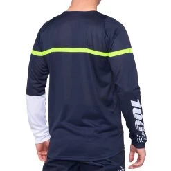 100 Percent R-Core Long Sleeve Jersey - Blue/Yellow