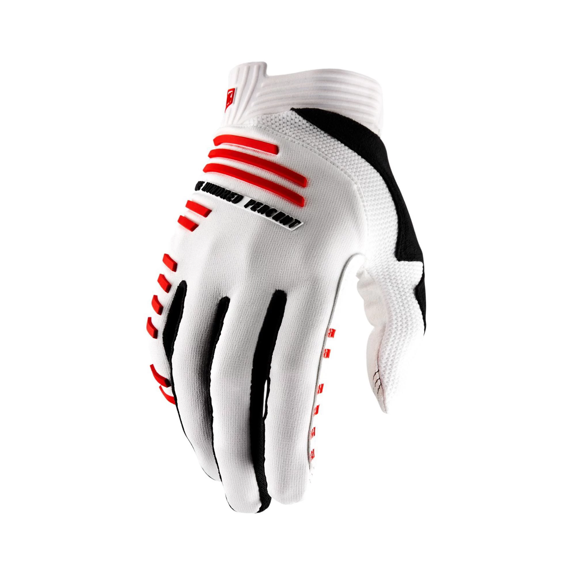 100 Percent R-Core MTB Gloves - White - Image 4