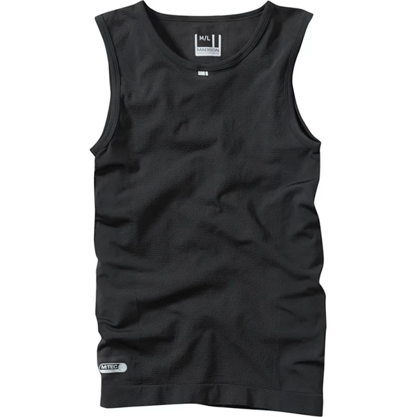 Madison Isoler Mesh Sleeveless Base Layer - White