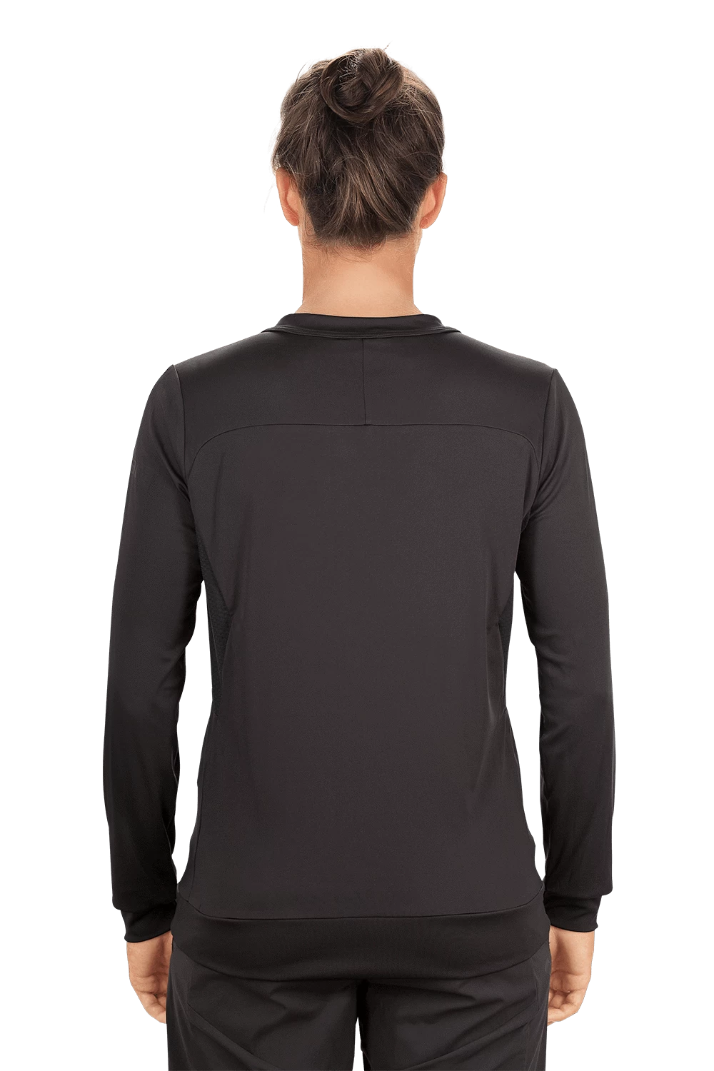 Cube AM Womens Round-Neck Long Sleeve Jersey - Black