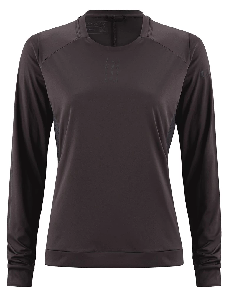 Cube AM Womens Round-Neck Long Sleeve Jersey - Black - Image 3