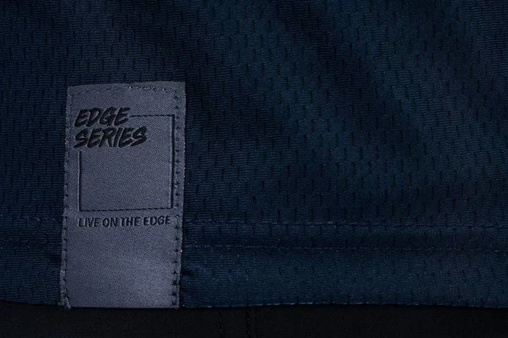 Cube Edge Round Neck Long Sleeve Jersey - Grey/Lime - Image 4