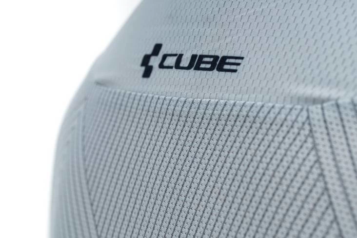 Cube Edge Round Neck Long Sleeve Jersey - Grey/Lime - Image 7