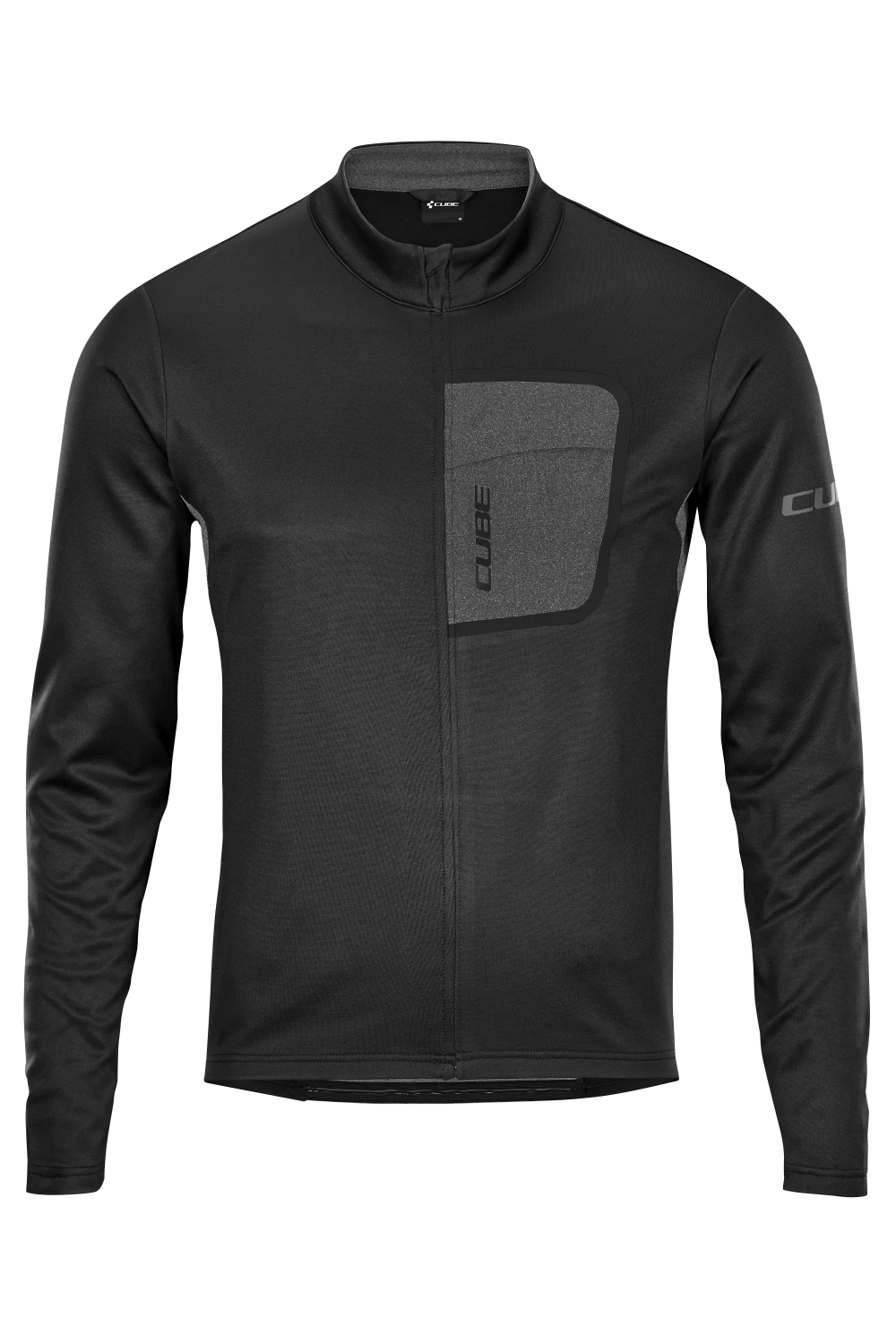 Cube ATX Full Zip Long Sleeve Jersey - Black - Image 3