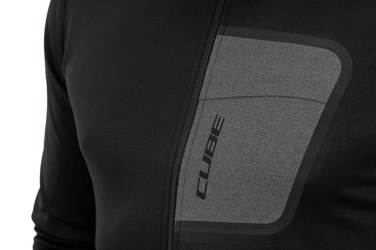 Cube ATX Full Zip Long Sleeve Jersey - Black - Image 2