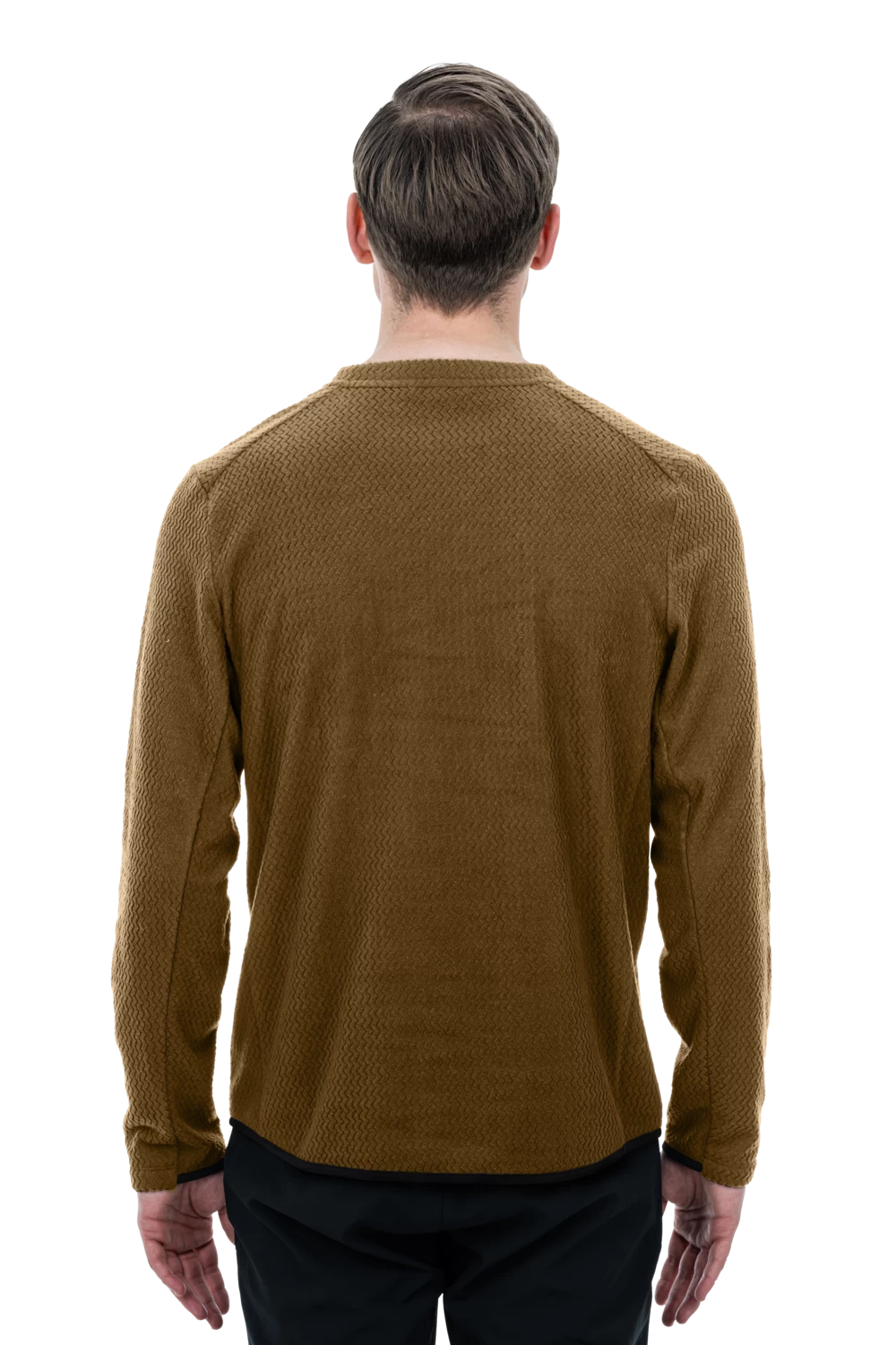 Cube ATX Fleece Men's Long Sleeve Jersey - Brown - Image 2