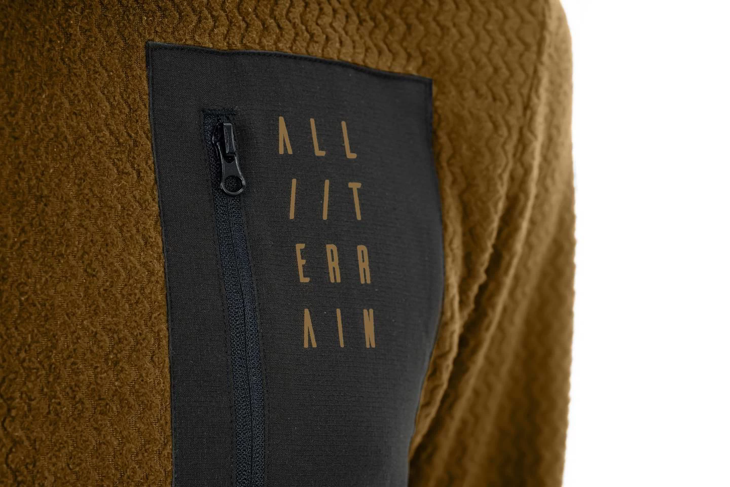 Cube ATX Fleece Men's Long Sleeve Jersey - Brown - Image 3