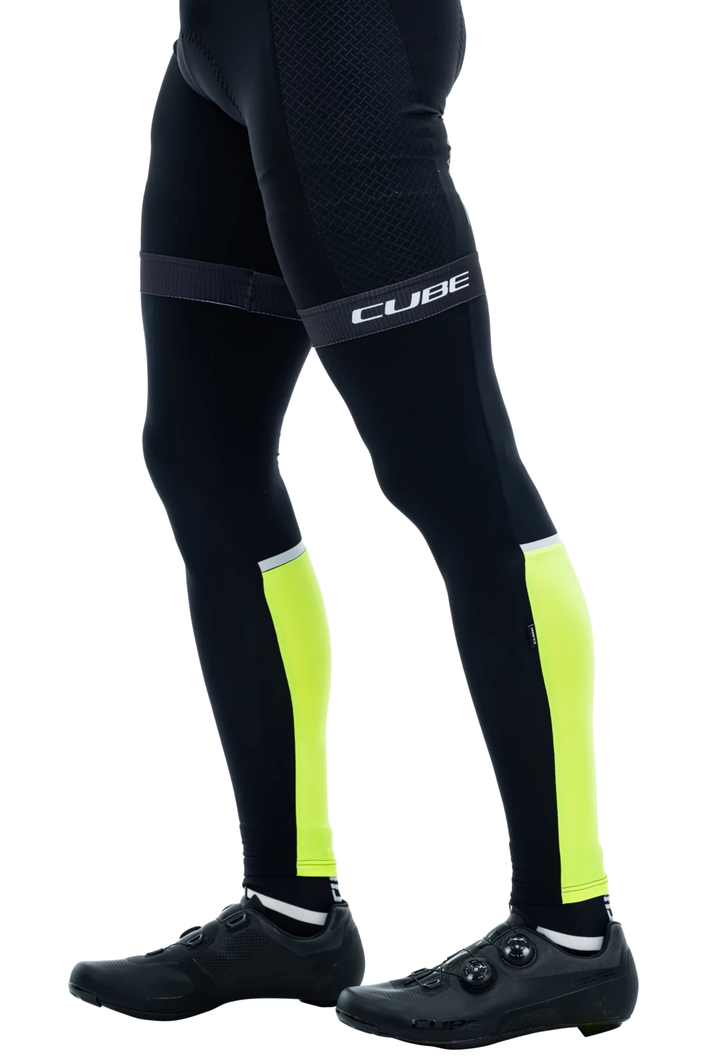 Cube Safety Leg Warmers - Neon Yellow