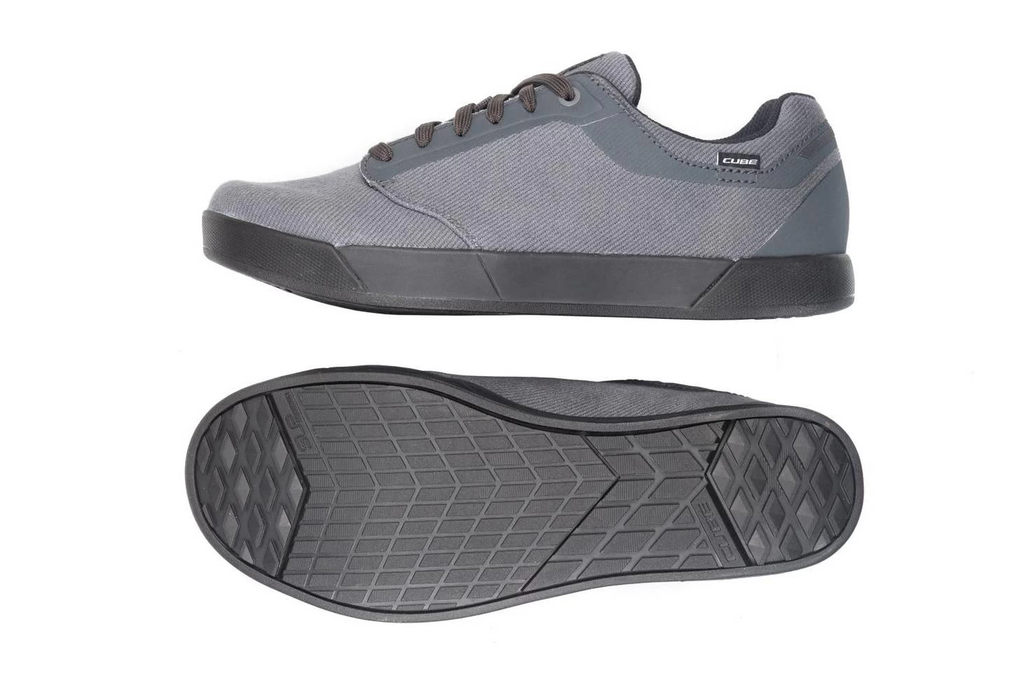 Cube GTY Maze Canvas Flat MTB Shoes - Grey - Image 2