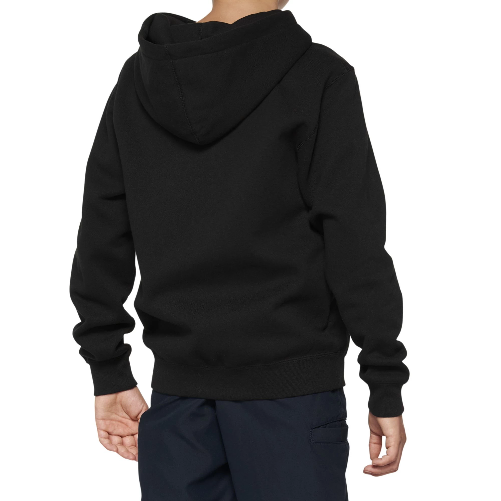 100 Percent Official Youth Zip Hoodie - Black - Image 2