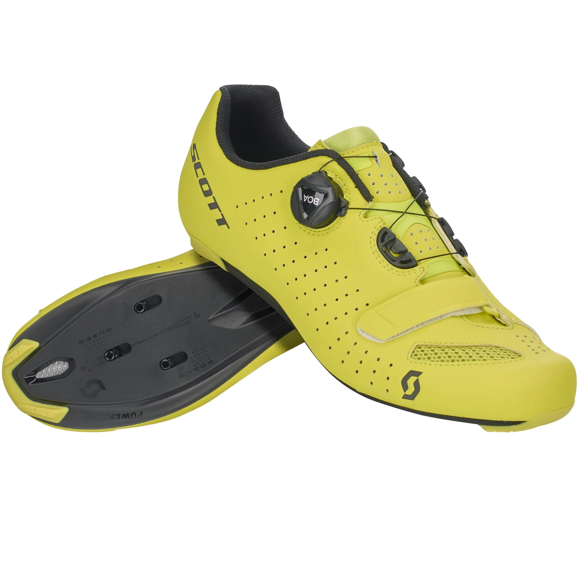 Scott Comp Boa Road Shoes - White/Black - Image 2