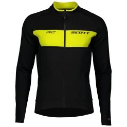 Scott RC Warm Reversible WindBreaker Men's Jacket - Black/Sulphur Yellow