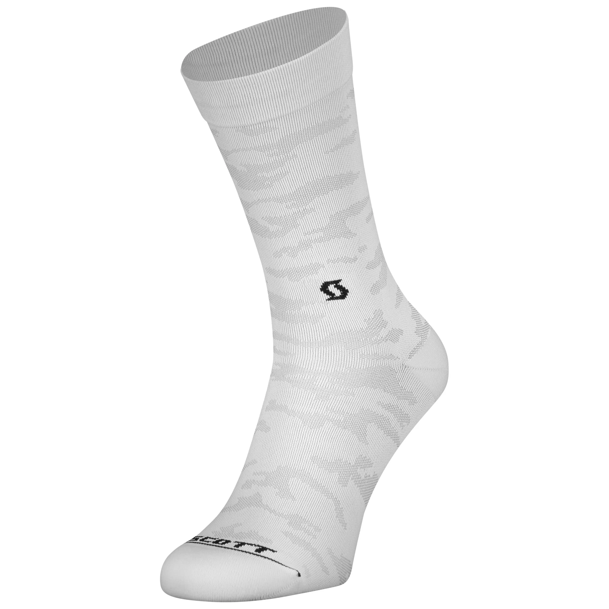 Scott Trail Camo Crew Socks - White/Black - Image 2