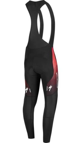 Specialized Therminal SL Team Expert Bib Tights - Red/Black Faze