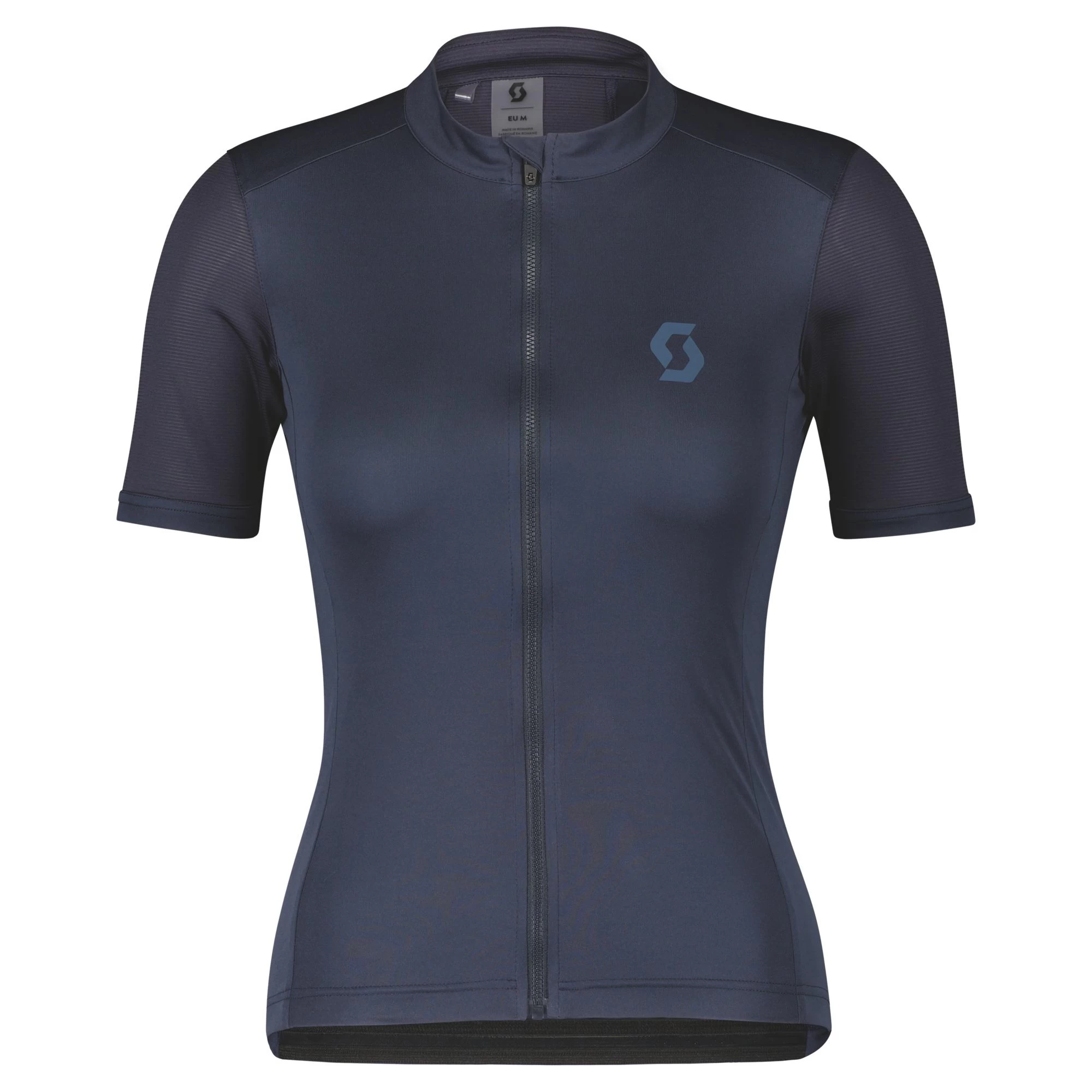 Scott Endurance 10 Women's Short Sleeve Jersey - Dark Blue/Metal Blue