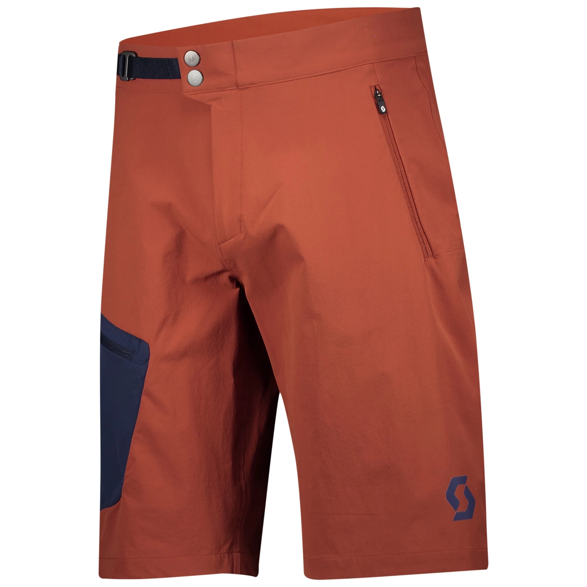 Scott Explorair Light Men's Baggy Shorts - Tuscan Red/Dark Grey - Image 13