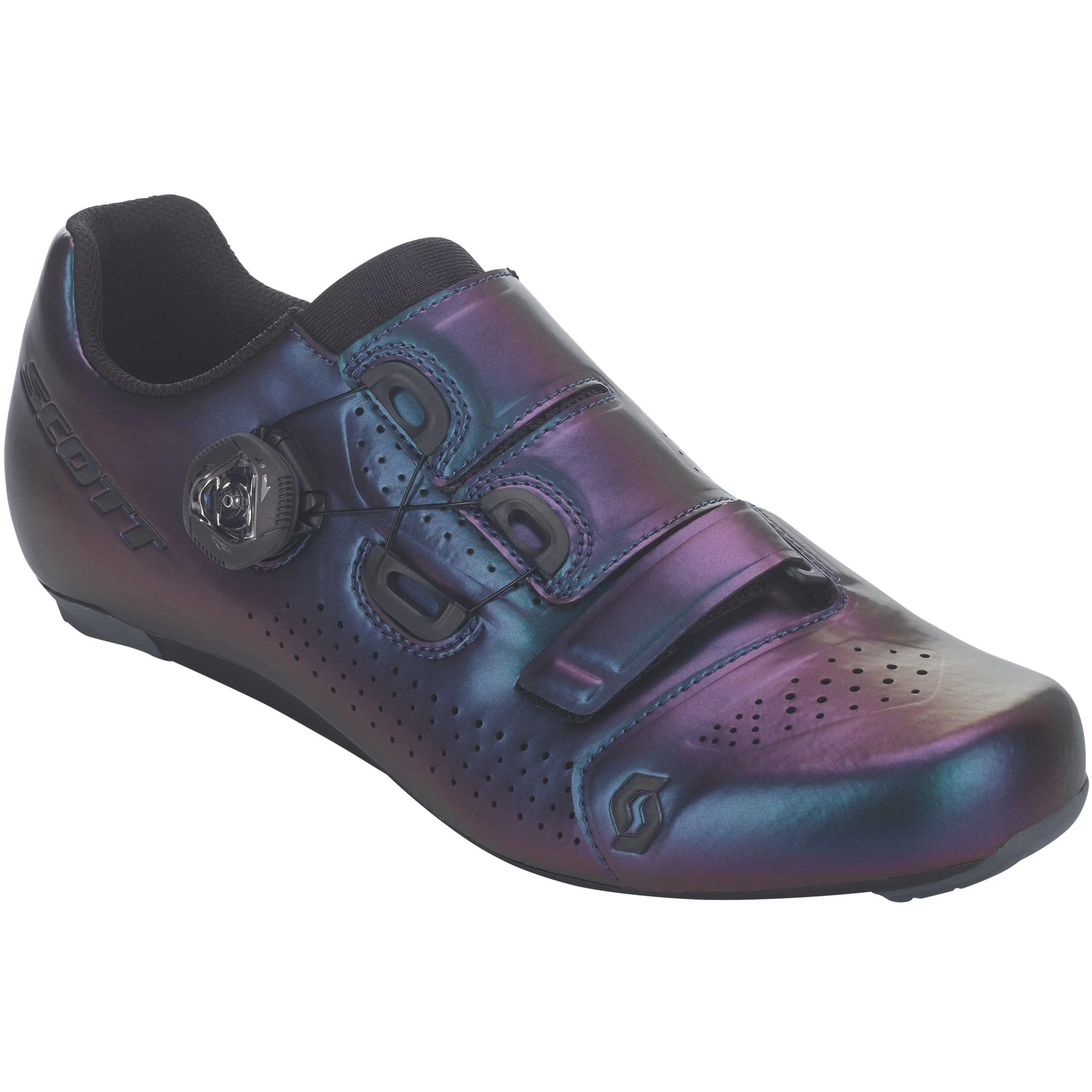 Scott Team BOA Men's Road Shoes - Black Fade/Metallic Blue - Image 2
