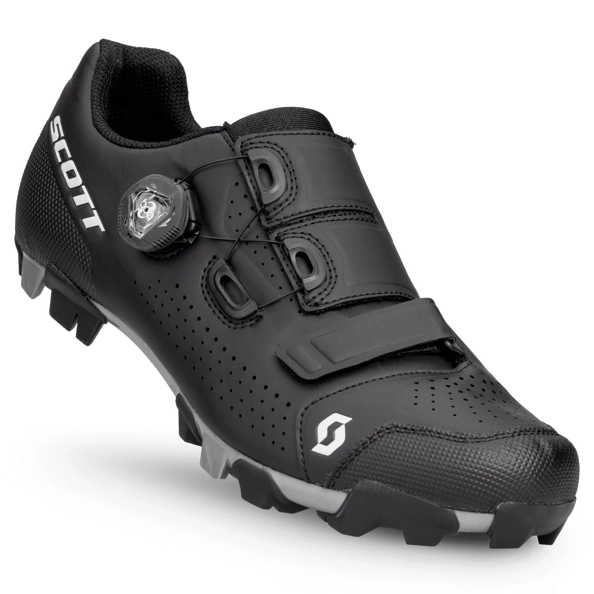 Scott Team BOA Men's MTB Shoes - Matt Black/White - Image 4