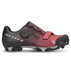 Scott Team BOA Women's MTB Shoes - Black Fade/Metallic Red