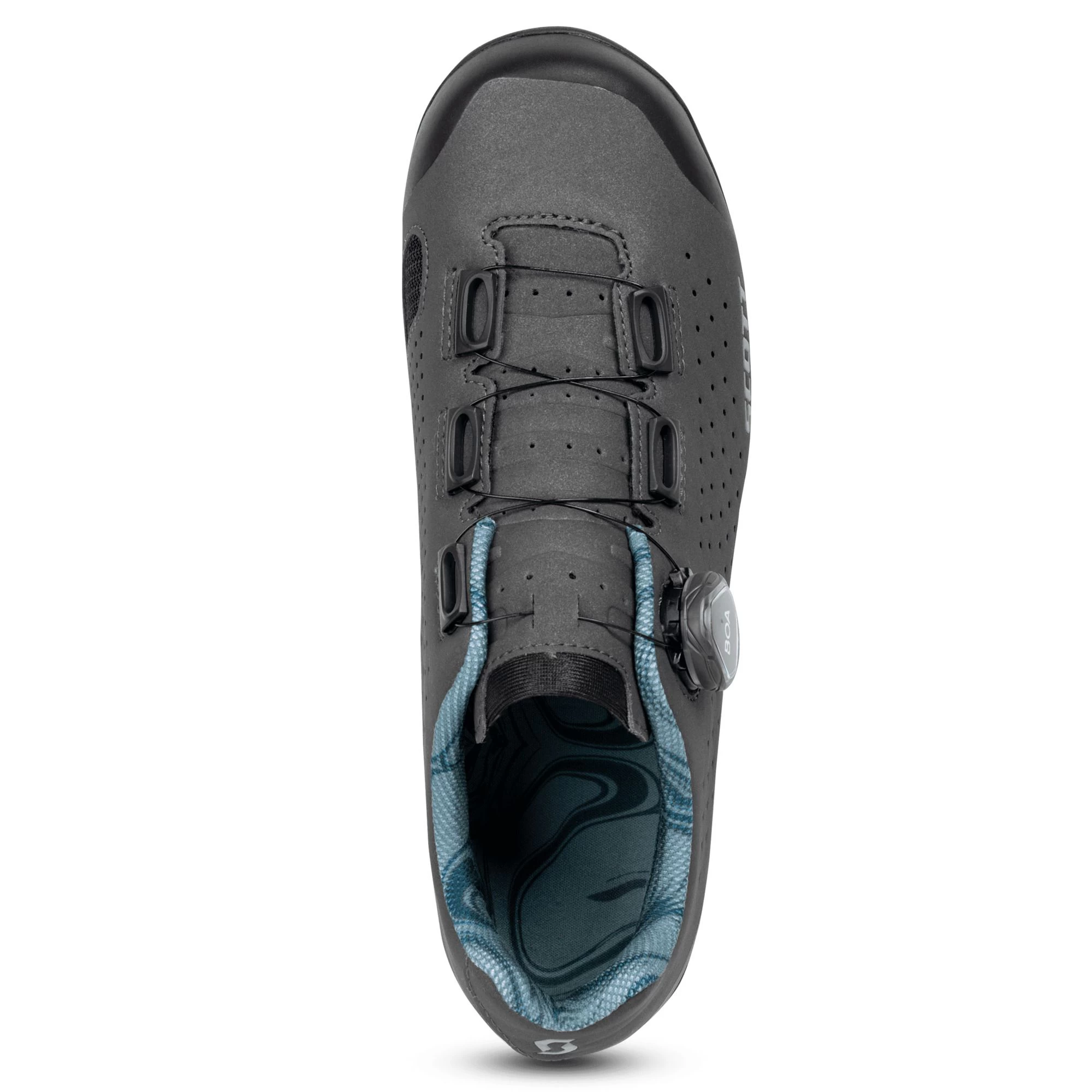 Scott Gravel Pro Women's Gravel Road Shoes - Dark Grey/Light Green