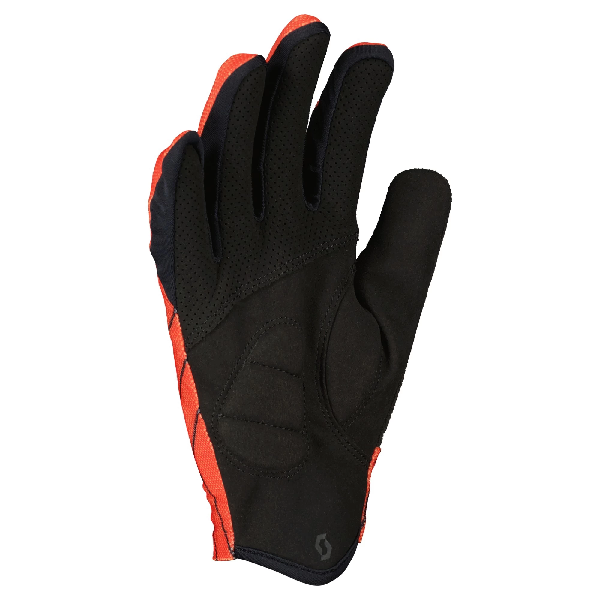 Scott RC Team Long Finger Gloves - Fiery Red/Dark Grey