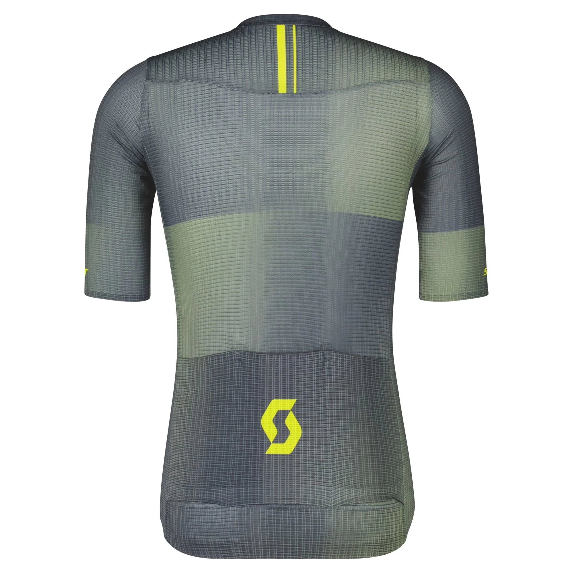 Scott RC Ultimate SL Men's Short Sleeve Jersey - Dark Grey/Sulphur Yellow - Image 2