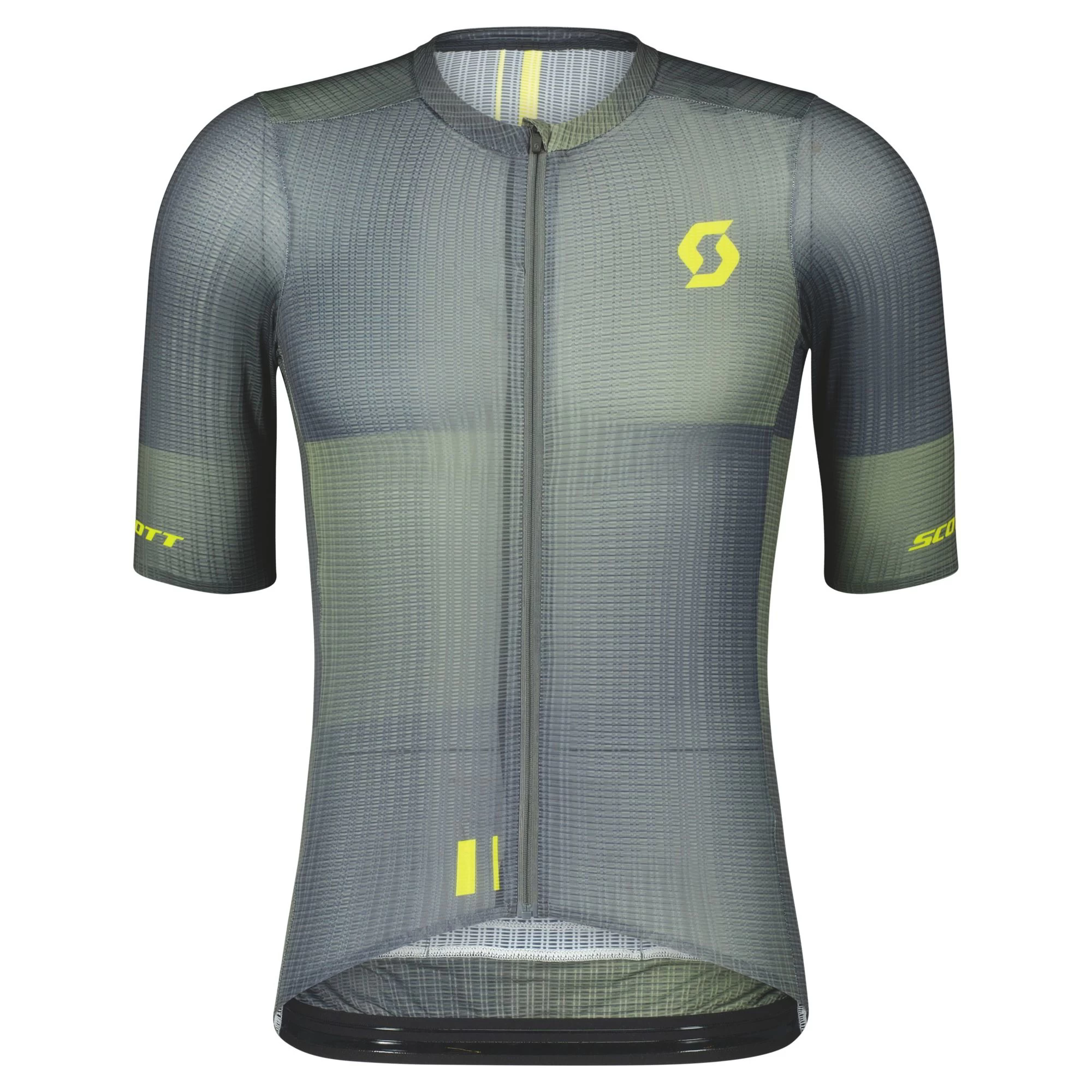 Scott RC Ultimate SL Men's Short Sleeve Jersey - Dark Grey/Sulphur Yellow