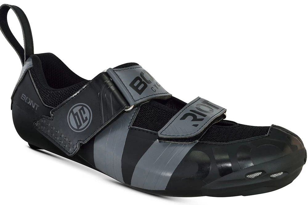 Bont Riot TR+ Triathlon Shoes - Black/Charcoal - Image 2