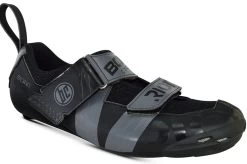 Bont Riot TR+ Wide Fit Triathlon Shoes - Black/Charcoal