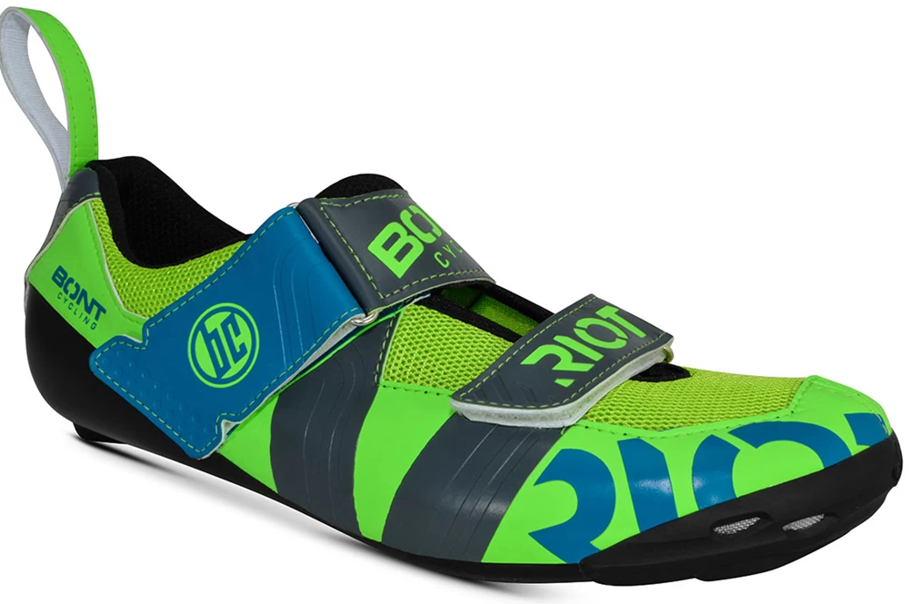 Bont Riot TR+ Triathlon Shoes - Black/Charcoal