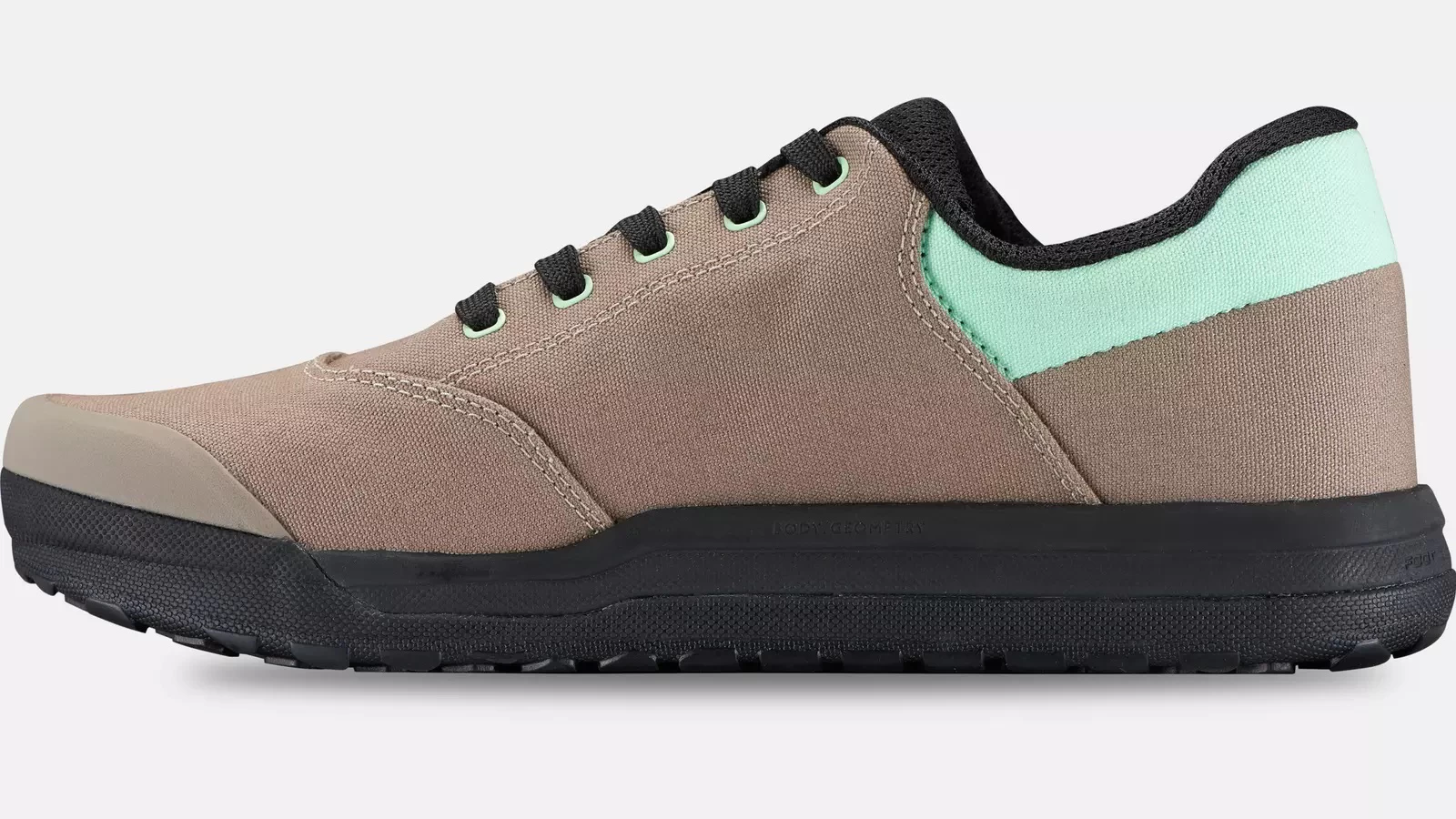 Specialized 2FO Roost Canvas Flat MTB Shoes - Taupe/Oasis - Image 4