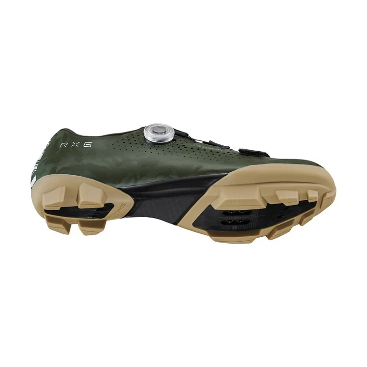 Shimano RX600 Men's Clipless Gravel Road Shoes - Green - Image 3