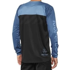 100 Percent R-Core Men's Long Sleeve Jersey - Black/Slate Blue