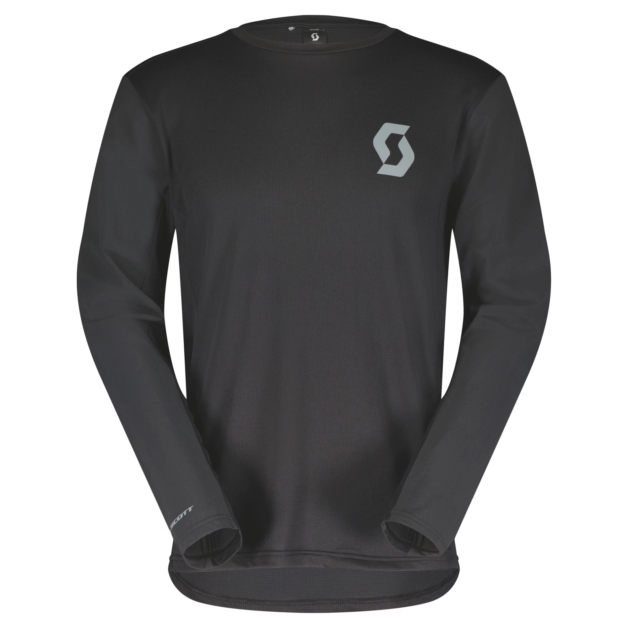 Scott Trail Vertic Men's Long Sleeve Jersey - Braze Orange/Black - Image 3