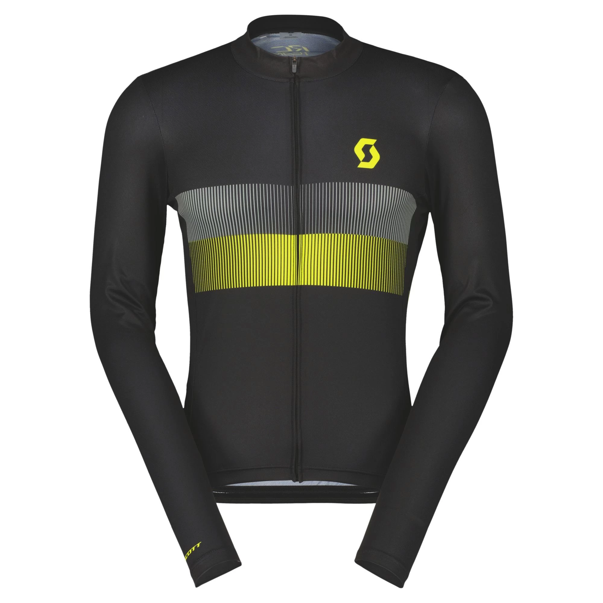 Scott RC Team 10 Men's Long Sleeve Jersey - Fir Green/Bitter Yellow - Image 3