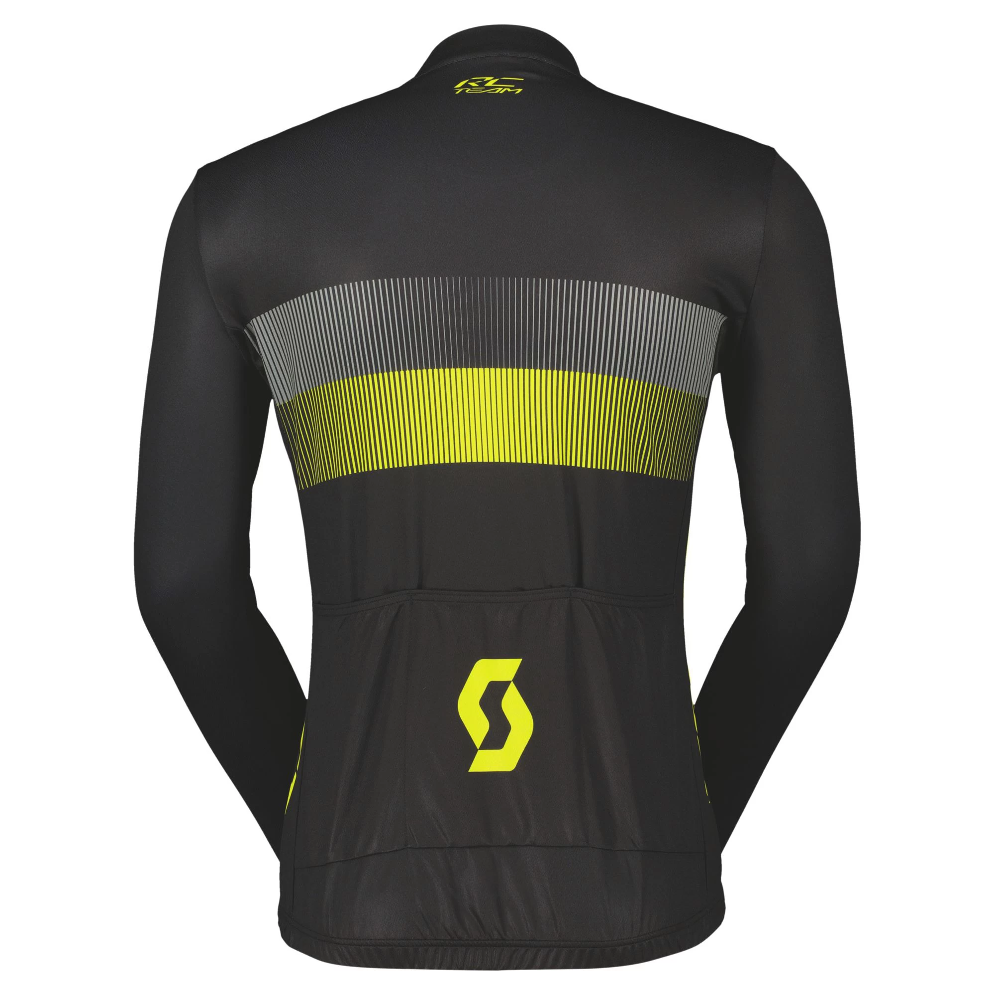 Scott RC Team 10 Men's Long Sleeve Jersey - Black/Sulphur Yellow