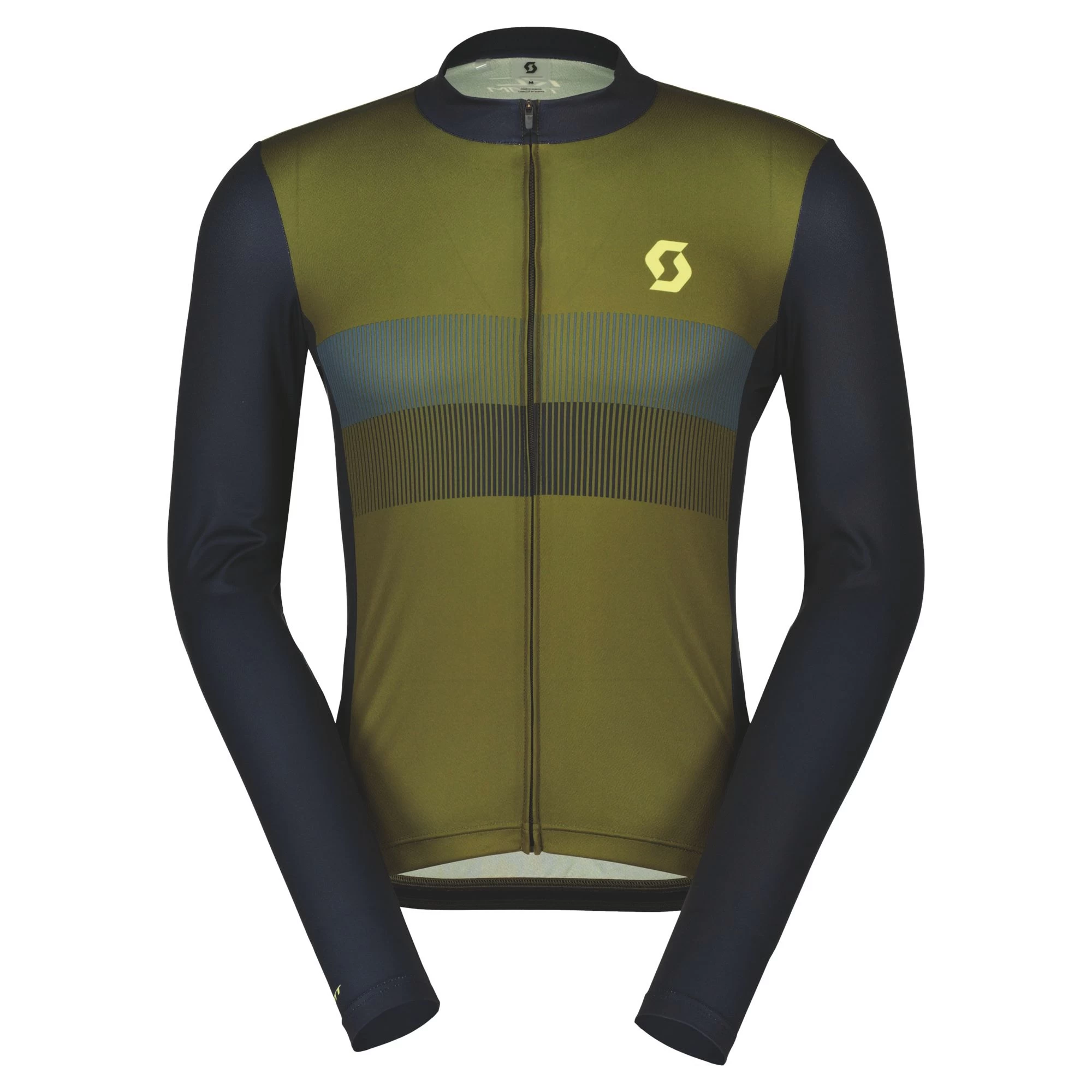 Scott RC Team 10 Men's Long Sleeve Jersey - Black/Sulphur Yellow - Image 3