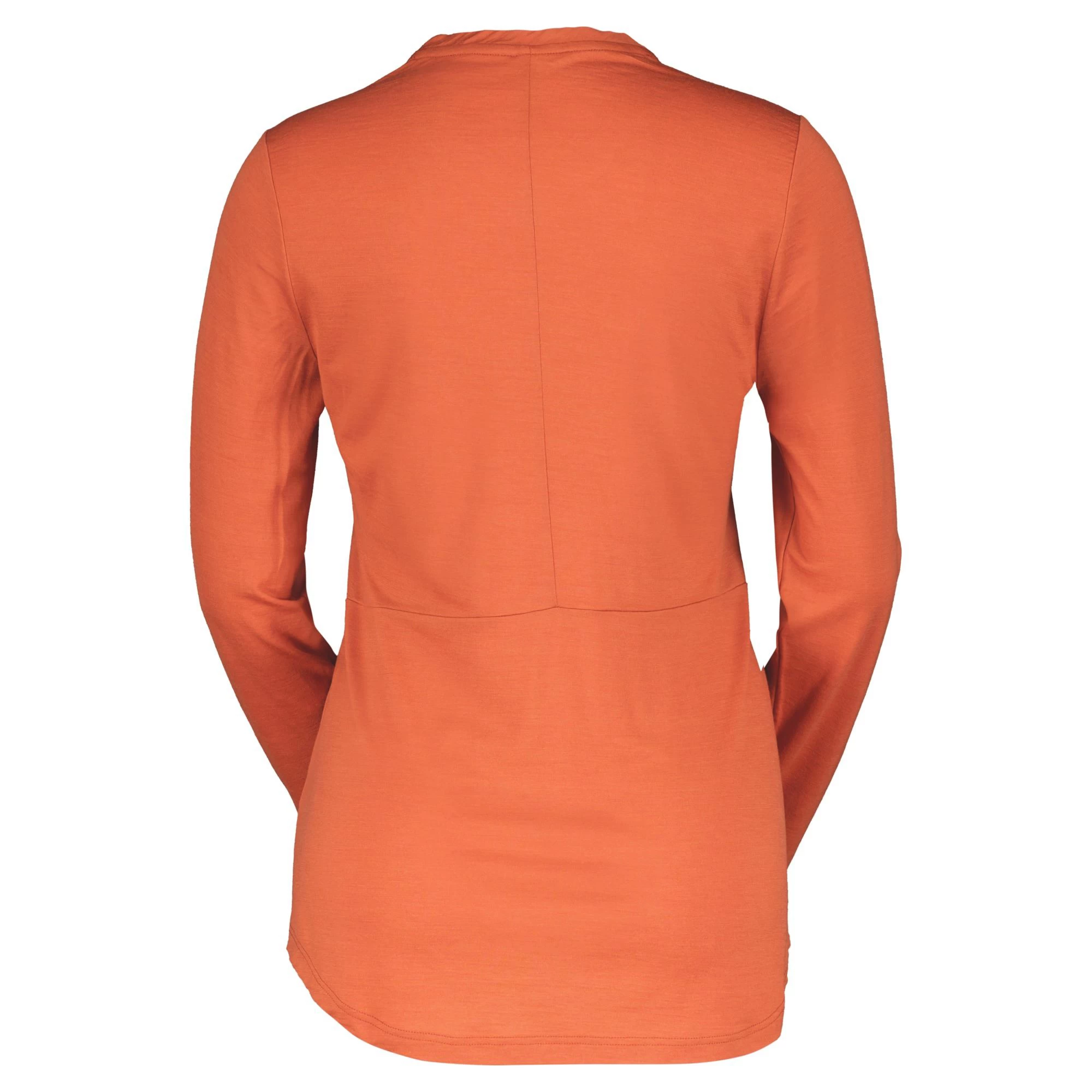 Scott Defined Merino Women's Long Sleeve Jersey - Braze Orange - Image 2
