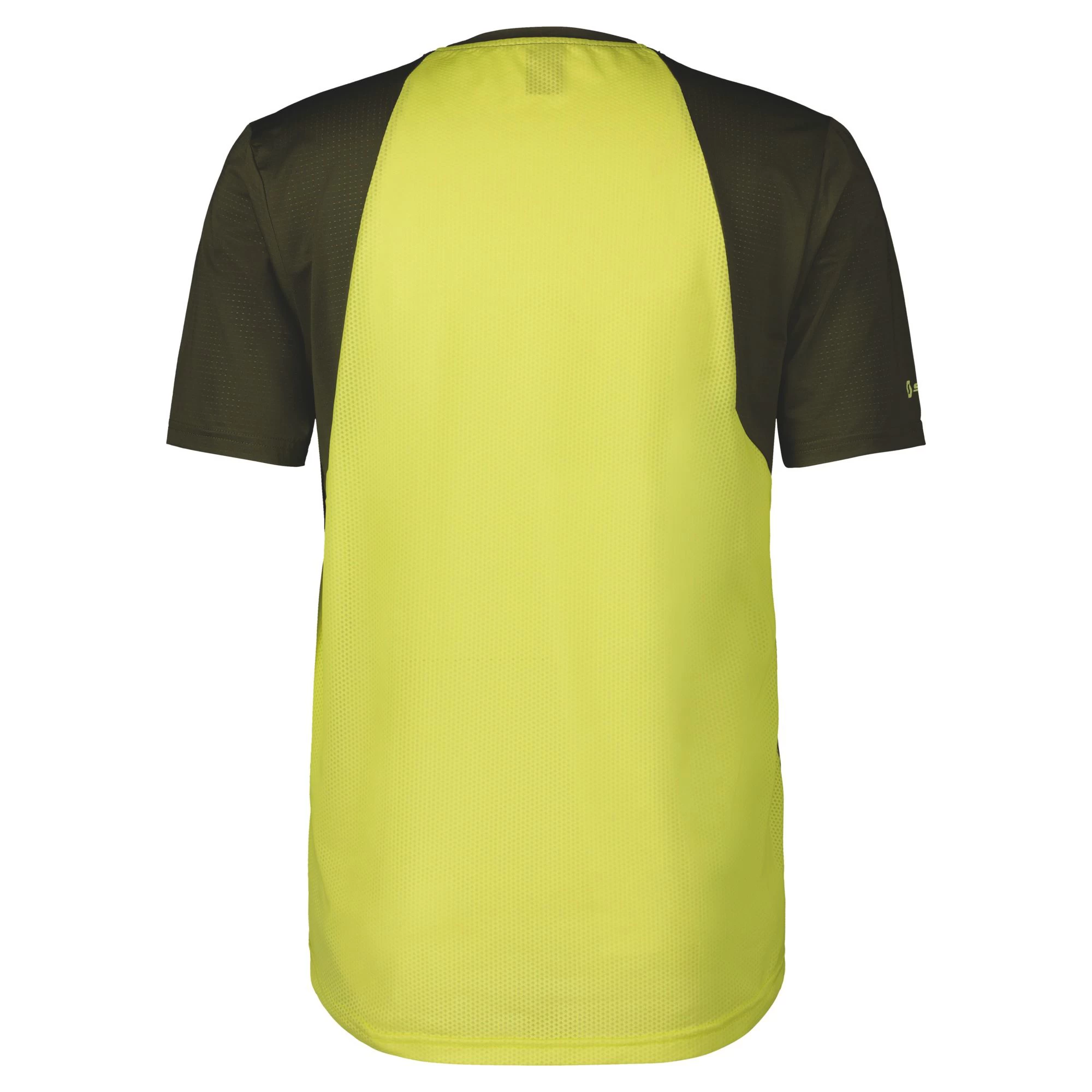 Scott Trail Vertic Men's Short Sleeve Jersey - Bitter Yellow/Fir Green - Image 2