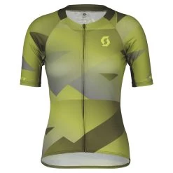 Scott RC Premium Climber Women's Short Sleeve Jersey - Rose Beige/Braze Orange