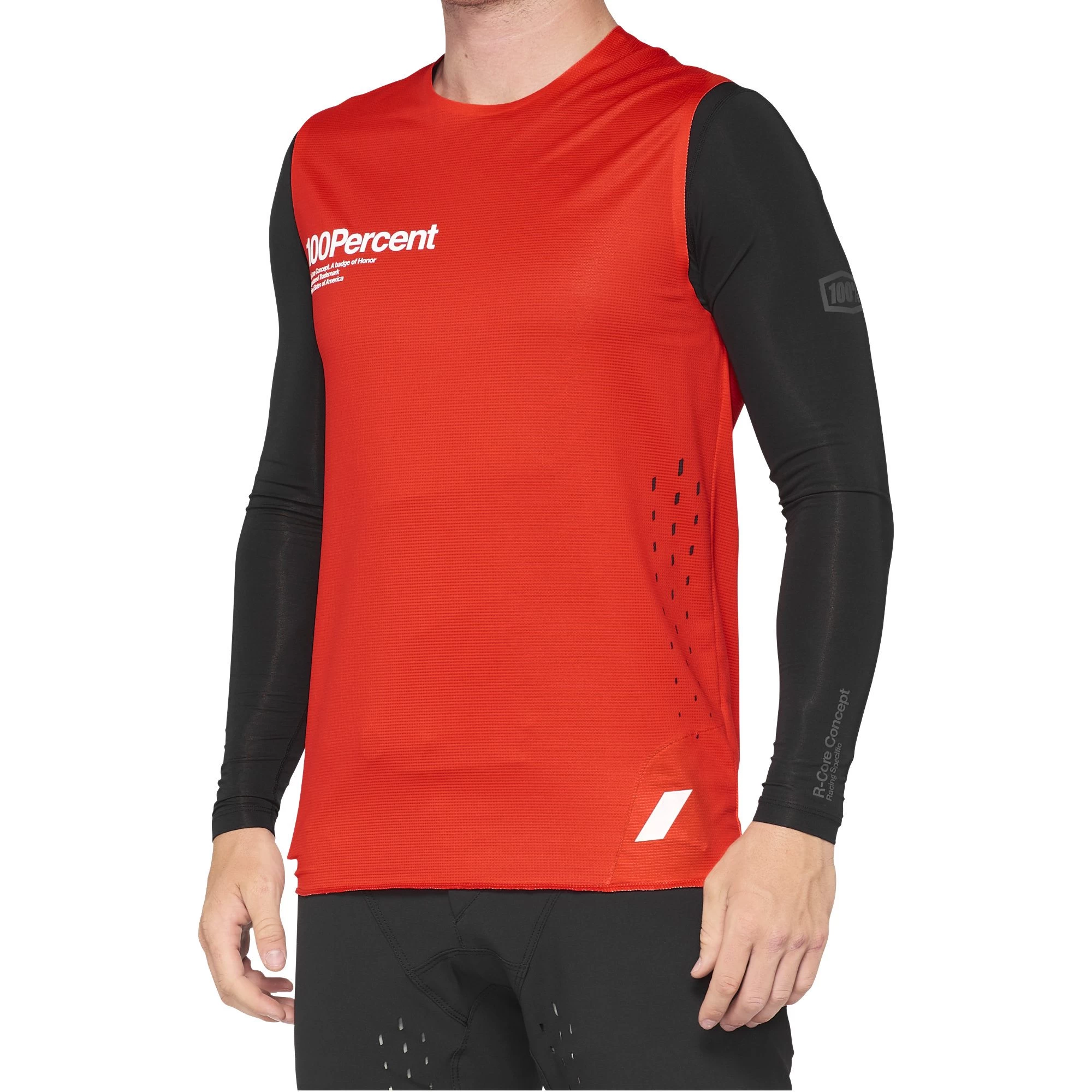 100 Percent R-Core Concept Long Sleeve Jersey - Yellow - Image 3