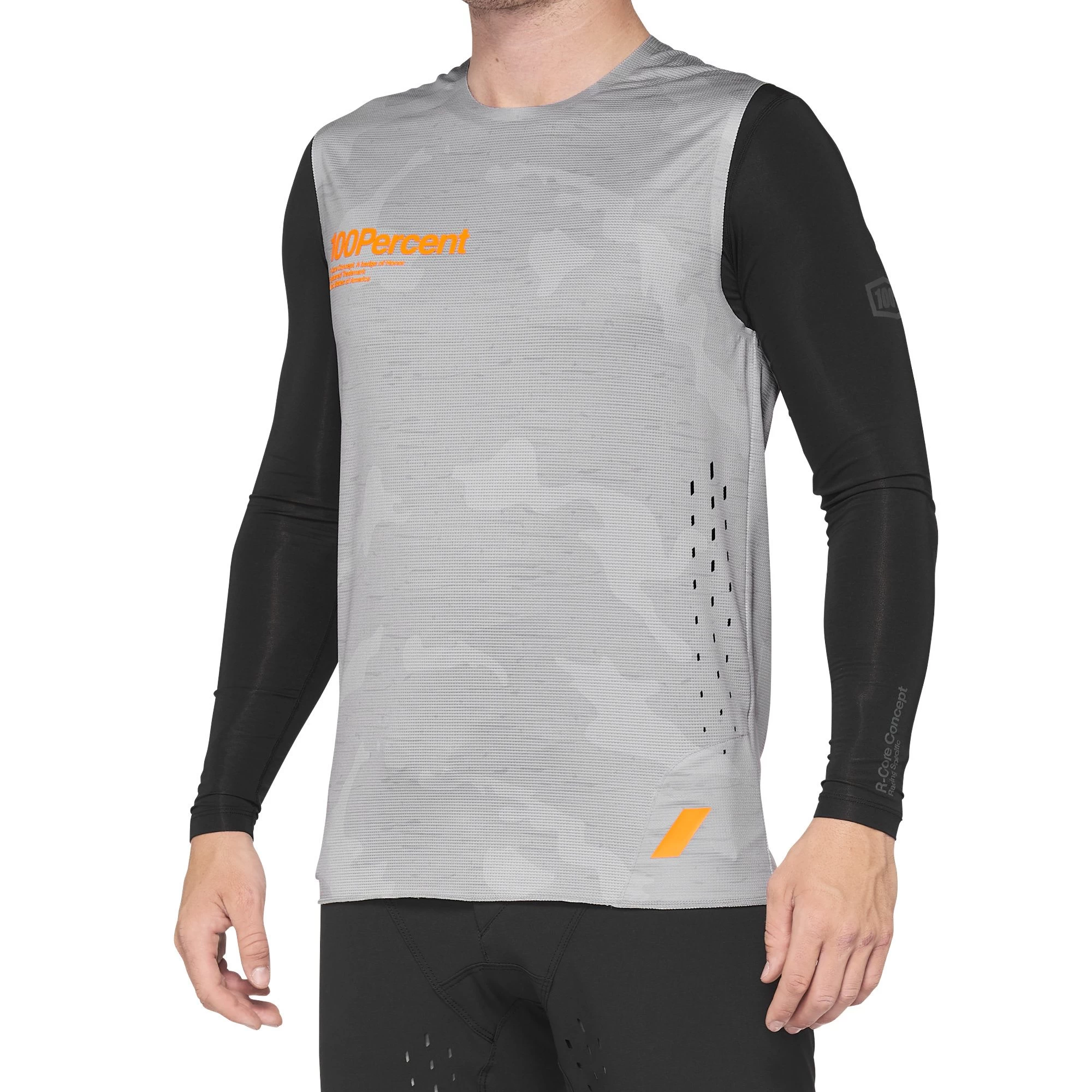 100 Percent R-Core Concept Long Sleeve Jersey - Yellow - Image 2