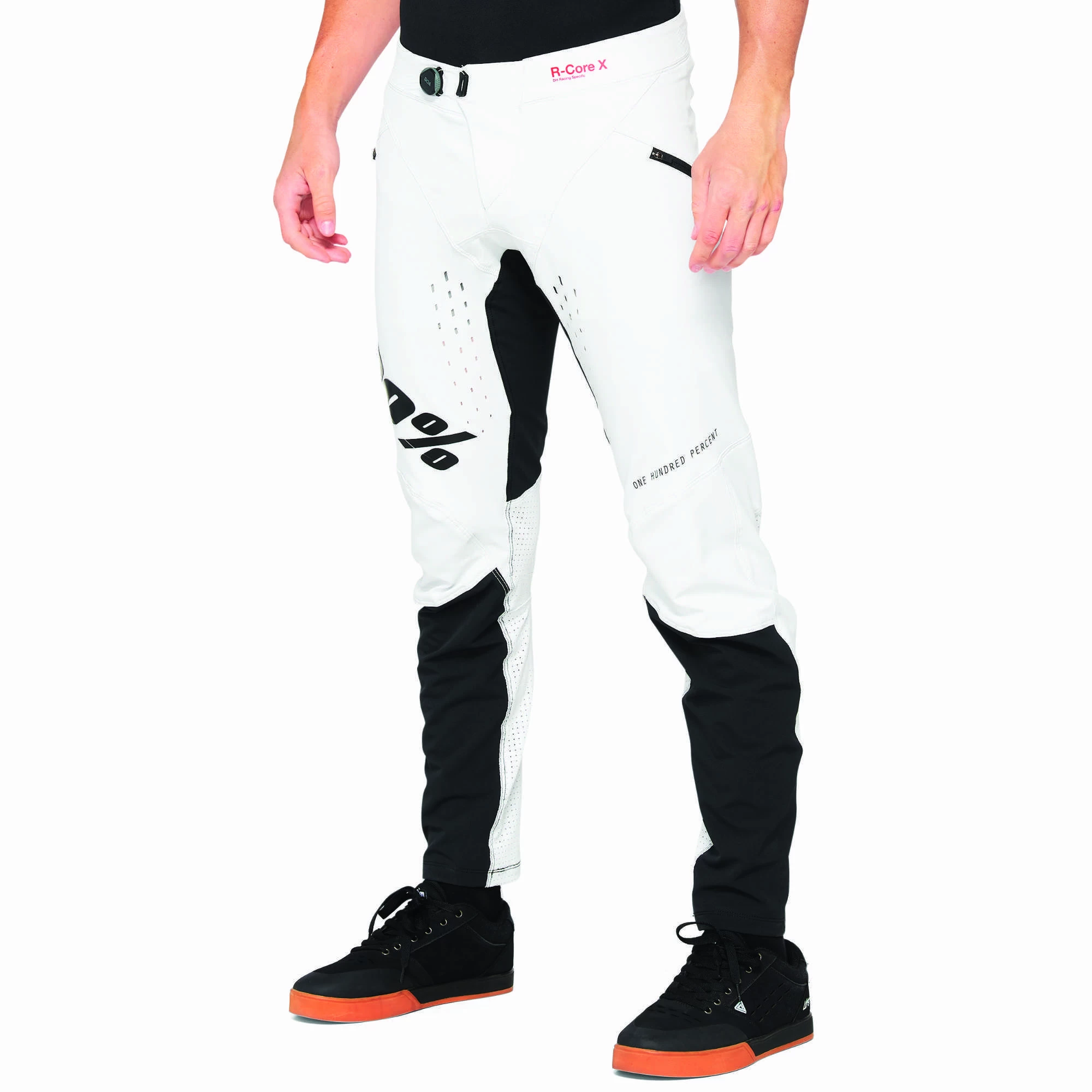 100 Percent R-Core X MTB Pants - Black/White - Image 4