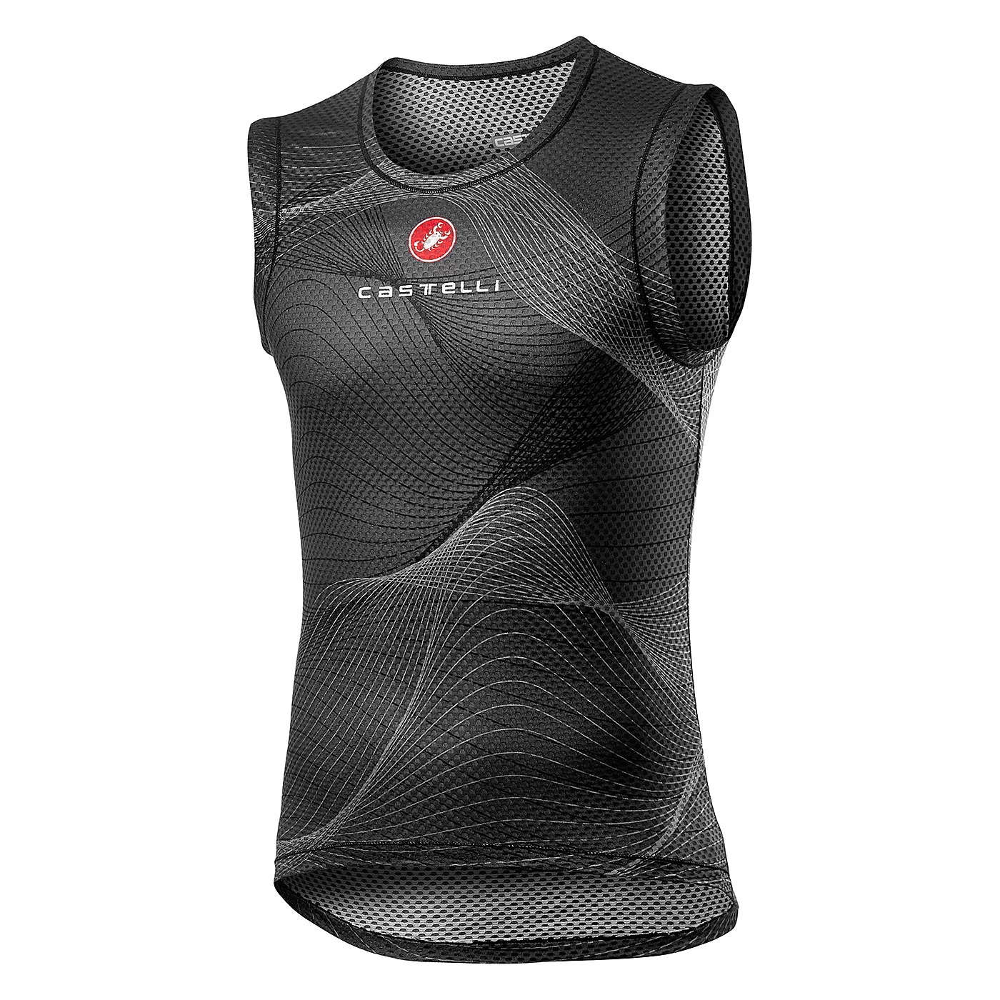 Castelli Pro Mesh Sleeveless Base Layer - Light Black - Image 2